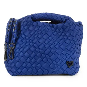 Tiny Mini Woven Tote - Cobalt