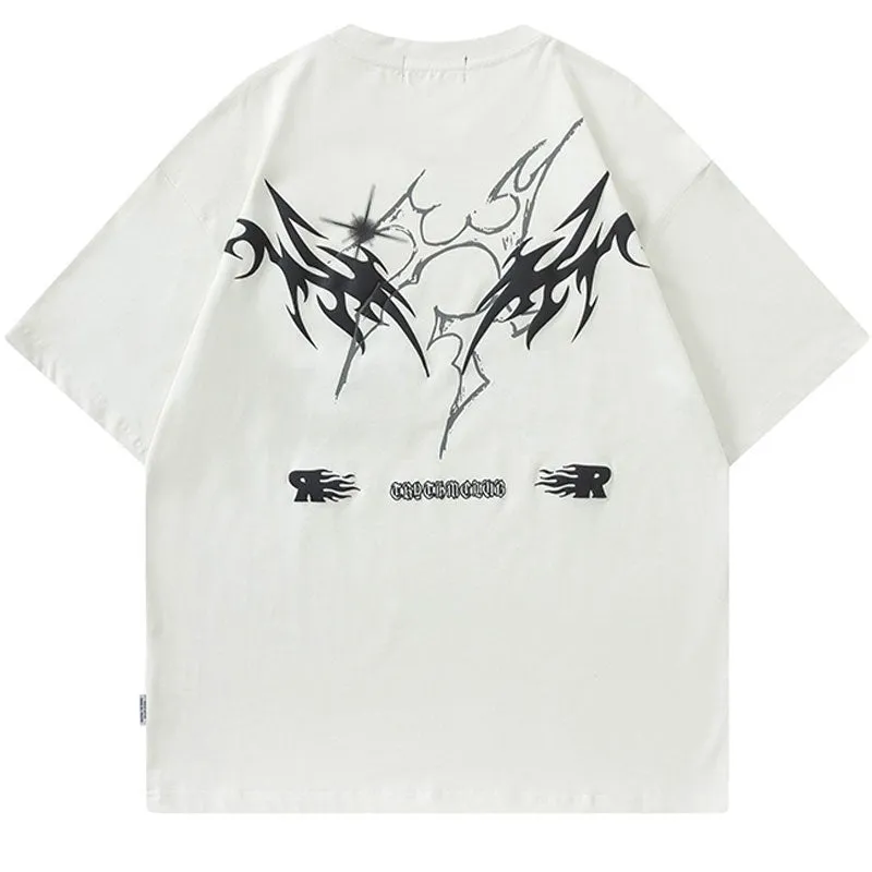 TRYTHM Tribal Y2K Graphic T-Shirt