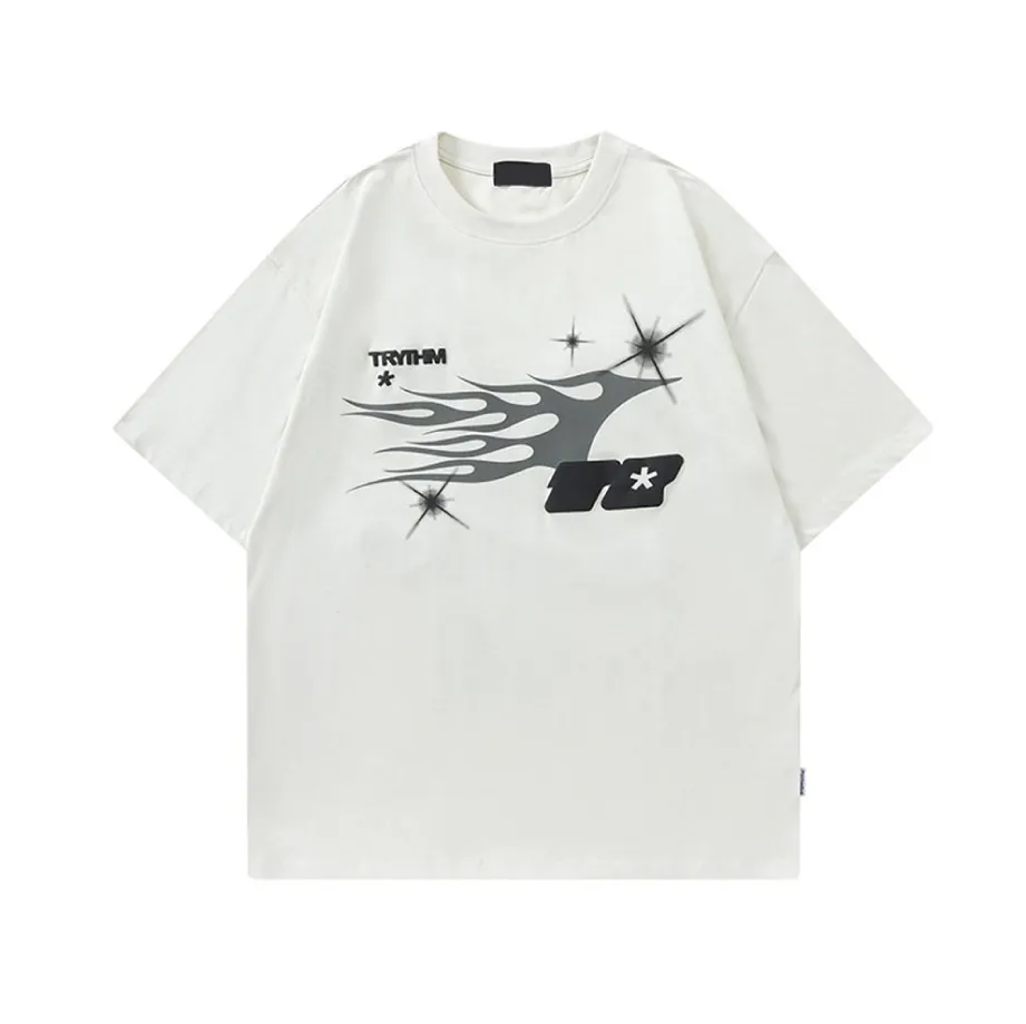 TRYTHM Tribal Y2K Graphic T-Shirt