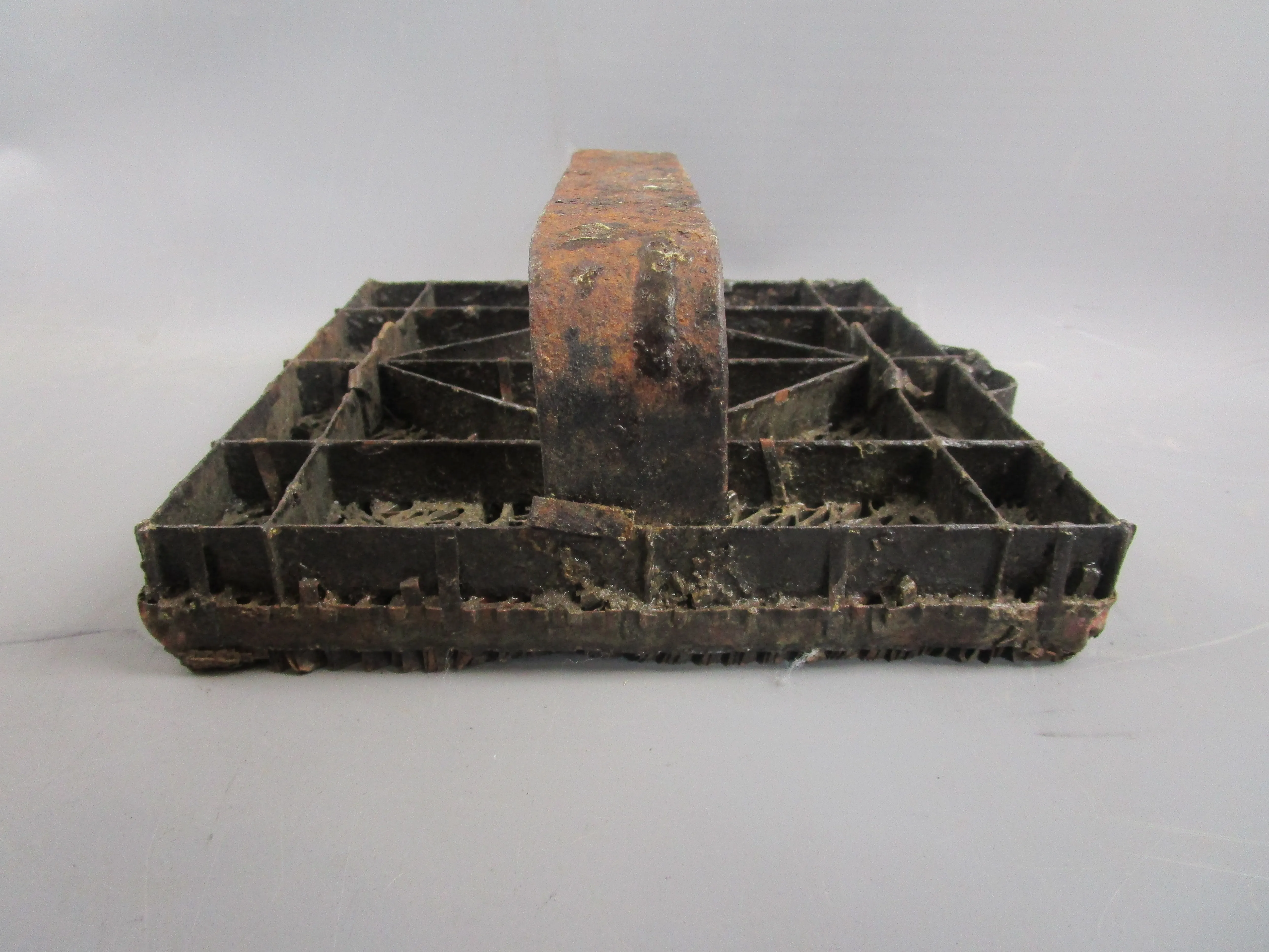 Unusual Asian Printing Block For Tiles Cloth Or Paper Antique Victorian c1900